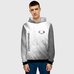 Толстовка-худи мужская SsangYong - white gradient вертикально, цвет: 3D-черный — фото 2