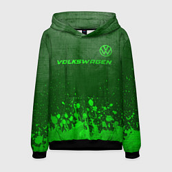 Мужская толстовка Volkswagen - green gradient посередине
