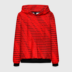 Мужская толстовка Красный полосатый