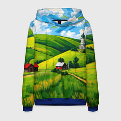 Мужская толстовка Русская деревенька