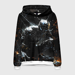 Мужская толстовка Человек-паук в черном костюме