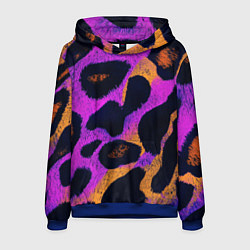 Мужская толстовка Неоновый леопардовый узор