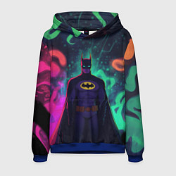 Мужская толстовка Бэтмен красочное небо