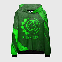 Мужская толстовка Blink 182 - green gradient