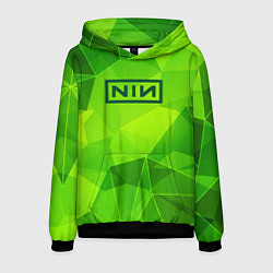 Мужская толстовка Nine Inch Nails green poly