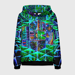 Мужская толстовка Психоделика узор кислотный