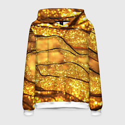 Мужская толстовка Золотая текстура с блестками