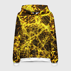 Мужская толстовка Золотые нити текстура