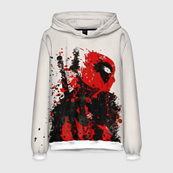 Мужская толстовка Дэдпул брызги