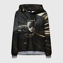 Мужская толстовка Бэтмен черный плащ