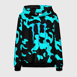 Мужская толстовка Monster energy камуфляж голубой