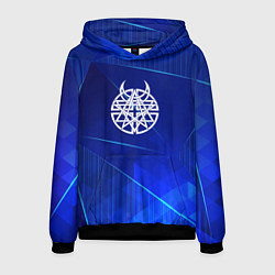 Мужская толстовка Disturbed blue poly