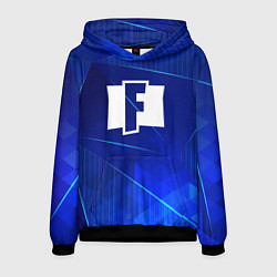 Мужская толстовка Fortnite blue poly