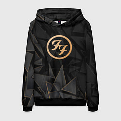 Мужская толстовка Foo Fighters golden poly