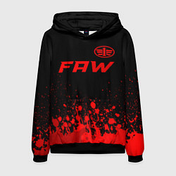 Мужская толстовка FAW - red gradient посередине
