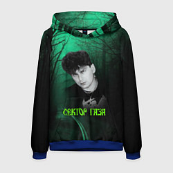 Мужская толстовка Сектор газа зеленый фон