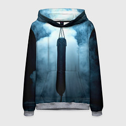 Мужская толстовка Боксерская груша в дыму