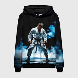 Мужская толстовка Боец джиу-джитсу в дыму
