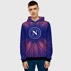Толстовка-худи мужская Napoli red energy, цвет: 3D-черный — фото 2