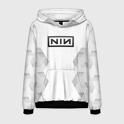 Мужская толстовка Nine Inch Nails white poly