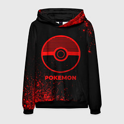 Мужская толстовка Pokemon - red gradient