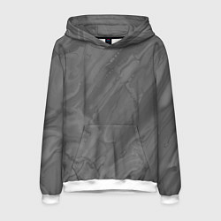 Мужская толстовка Серая текстура каменная мрамор