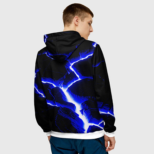 Мужская толстовка The rift / 3D-Белый – фото 4