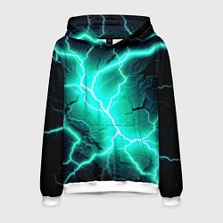 Мужская толстовка Color light blue black