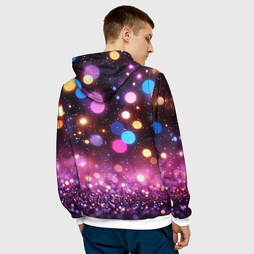 Мужская толстовка Inzoi кошечка и логотип / 3D-Белый – фото 4