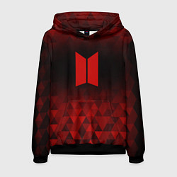 Мужская толстовка BTS red poly