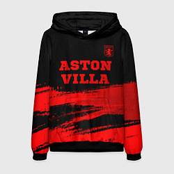 Мужская толстовка Aston Villa - red gradient посередине