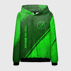 Мужская толстовка Akame ga Kill - green gradient вертикально