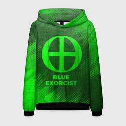 Мужская толстовка Blue Exorcist - green gradient