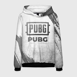 Мужская толстовка PUBG - white gradient