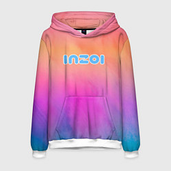 Мужская толстовка Inzoi розово-оранжевый фон