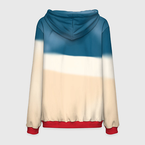 Мужская толстовка Акула в кроссовках - брейнрот мем / 3D-Красный – фото 2