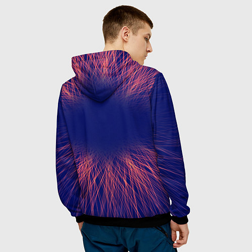 Мужская толстовка Bring Me the Horizon red energy / 3D-Черный – фото 4