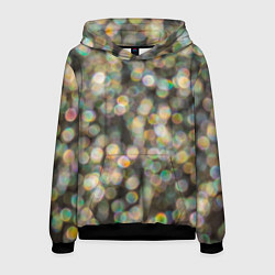 Мужская толстовка Мерцающие ночные огни боке эффект