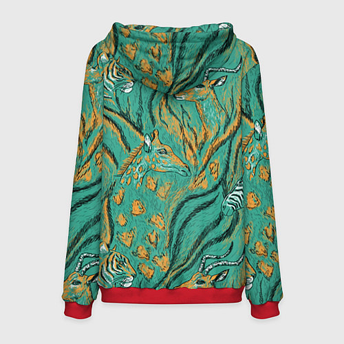 Мужская толстовка Сафари микс / 3D-Красный – фото 2