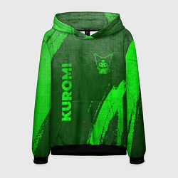 Мужская толстовка Kuromi - green gradient вертикально