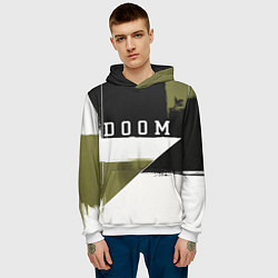 Толстовка-худи мужская Doom The Dark Ages, цвет: 3D-белый — фото 2