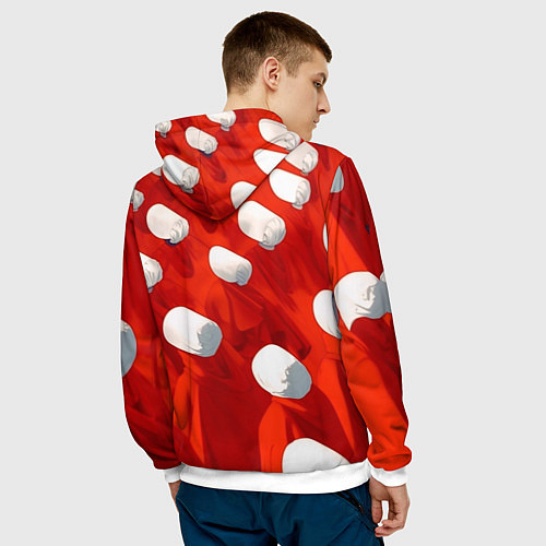 Мужская толстовка Рассказ служанки / 3D-Белый – фото 4