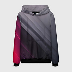 Толстовка-худи мужская Color black grey, цвет: 3D-черный