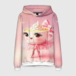 Мужская толстовка Балерина капучино розовый