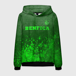 Мужская толстовка Benfica - green gradient посередине