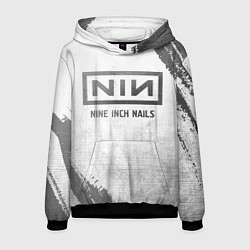Мужская толстовка Nine Inch Nails - white gradient