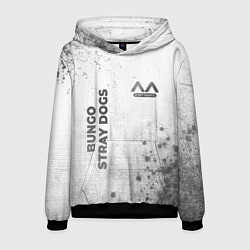 Мужская толстовка Bungo Stray Dogs - white gradient вертикально