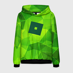 Мужская толстовка Roblox green poly