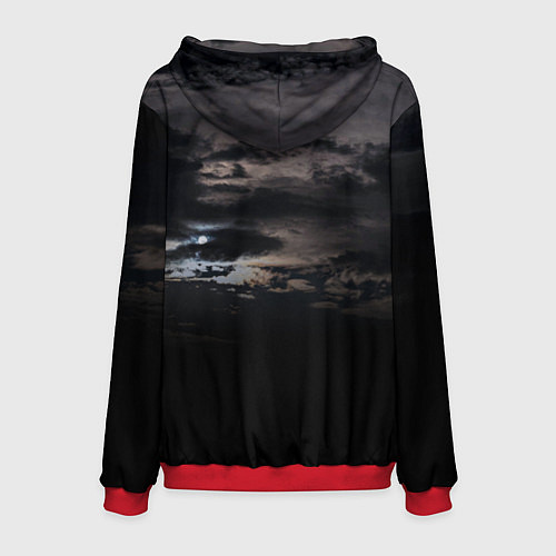 Мужская толстовка Supernatural - true hunters / 3D-Красный – фото 2