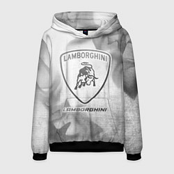 Мужская толстовка Lamborghini - white gradient